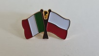 Pinsy flaga Włochy-Polska